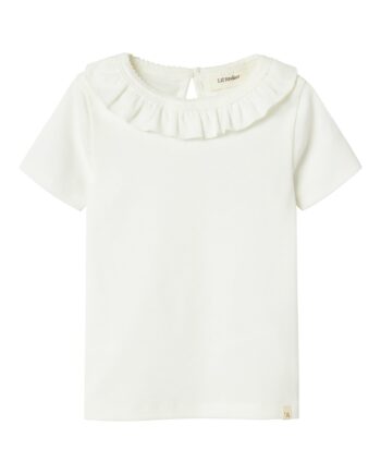 Lil Atelier Lalo Tan Slim Top Coconut Milk 92 Cm