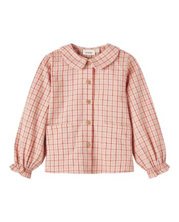 Lil Atelier Lucy Loose Shirt Baked Clay 92 Cm