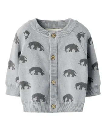 Lil  Atelier Lulio Cardigan Sleet 80