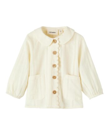 Lil Atelier Naja Loose Shirt Baby Turtledove 56 Cm