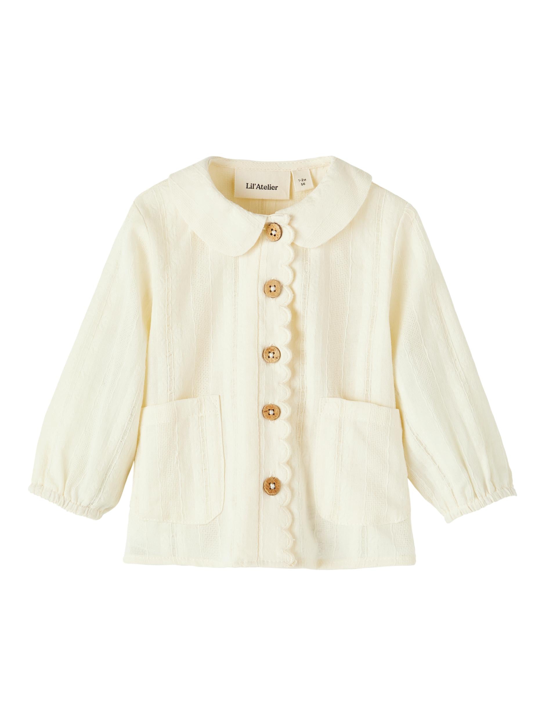 Lil Atelier Naja Loose Shirt Baby Turtledove 56 Cm