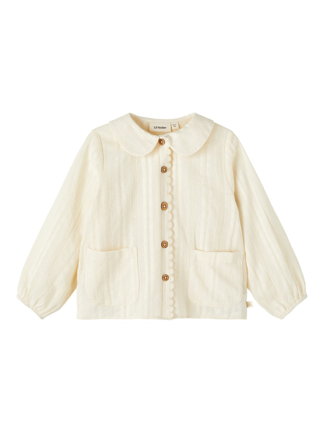 Lil Atelier Naja Loose Shirt Turtledove 92 Cm