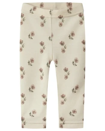 Lil  Atelier Nilo Nun Uld Slim Leggings Turtledove 86