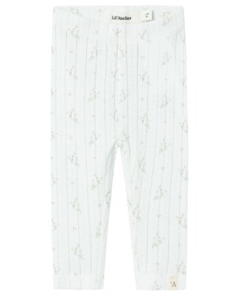 Lil Atelier Rachello Dee Slim Leggings Coconut Milk 56 Cm