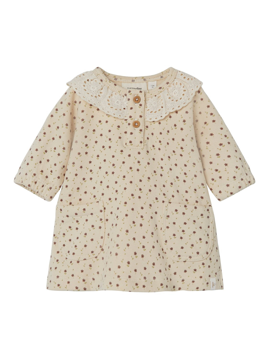 Lil Atelier Salina Kjole Fog 56 Cm