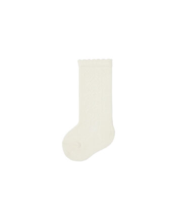 Lil Atelier Solaima Baby Knæstrømpe Turtledove 50 56