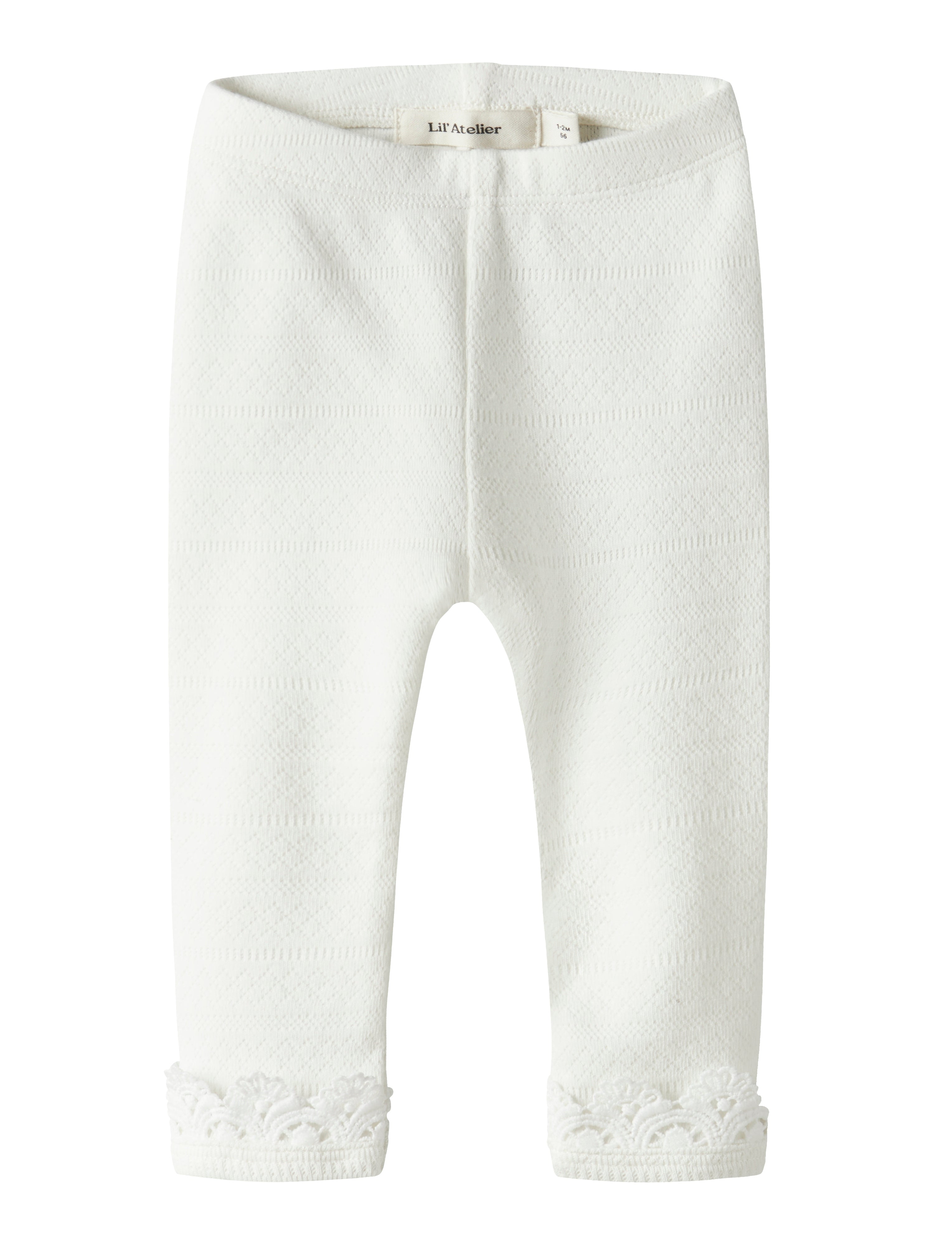 Lil Atelier Tapia Slim Leggings Coconut Milk 56 Cm