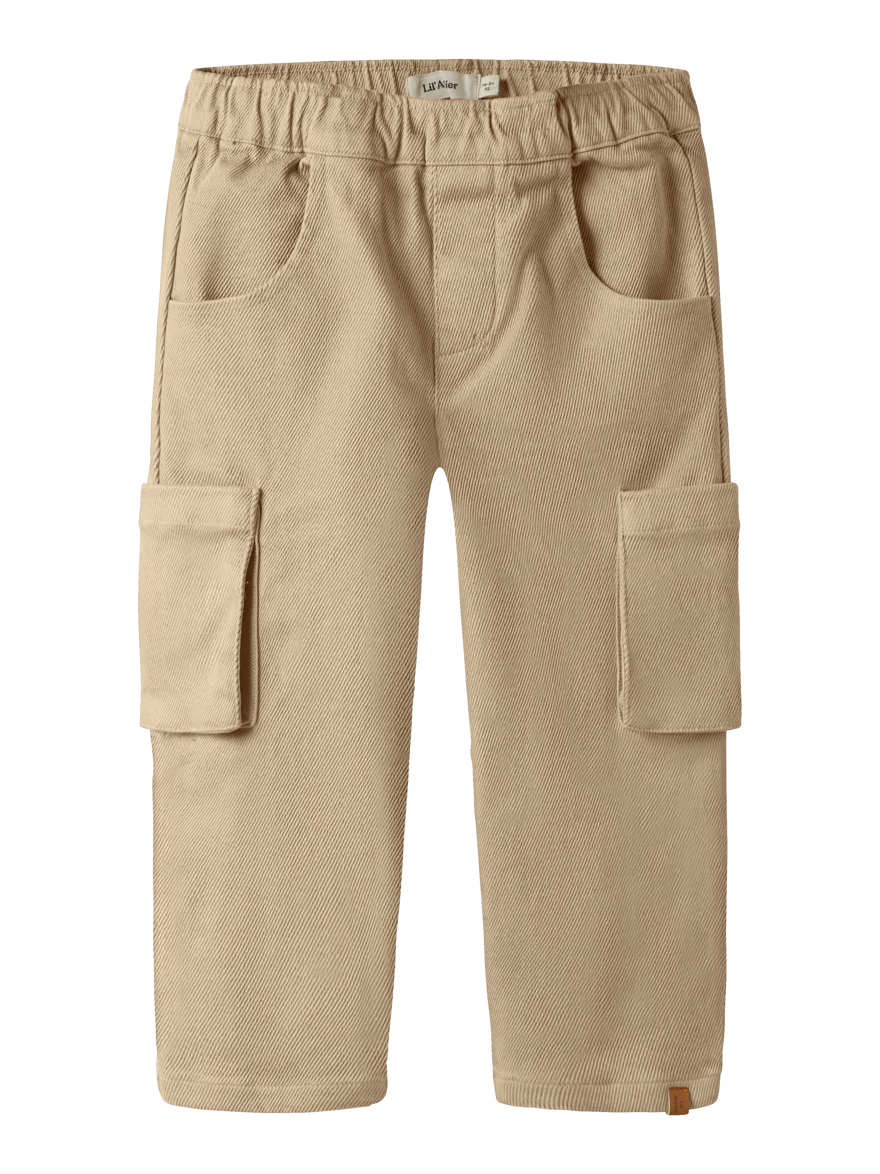 Lil Atelier Taru Loose Twill Pants Irish Cream 92 Cm