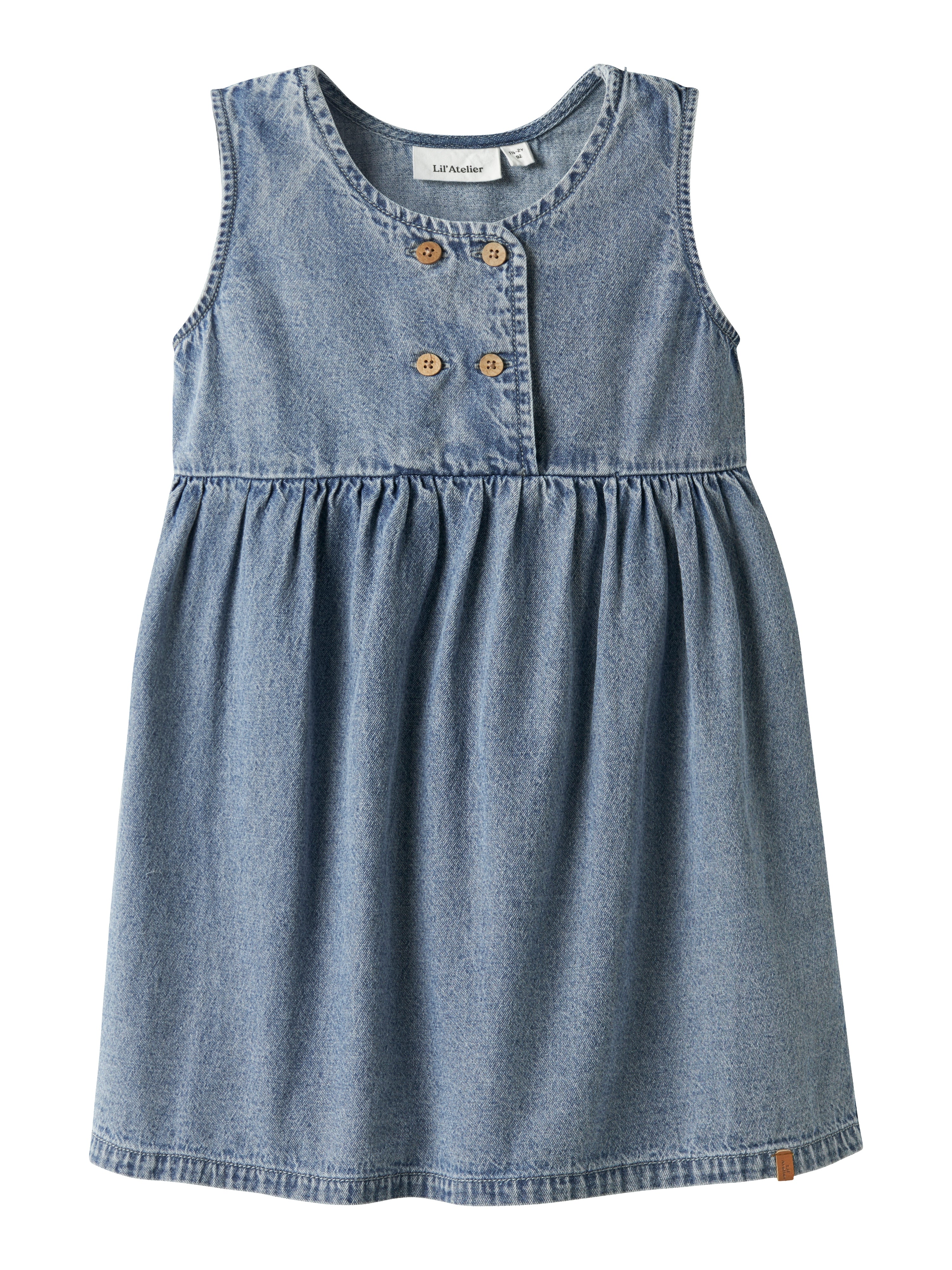 Lil Atelier Taya Denim Spencer Medium Blue Denim 92 Cm