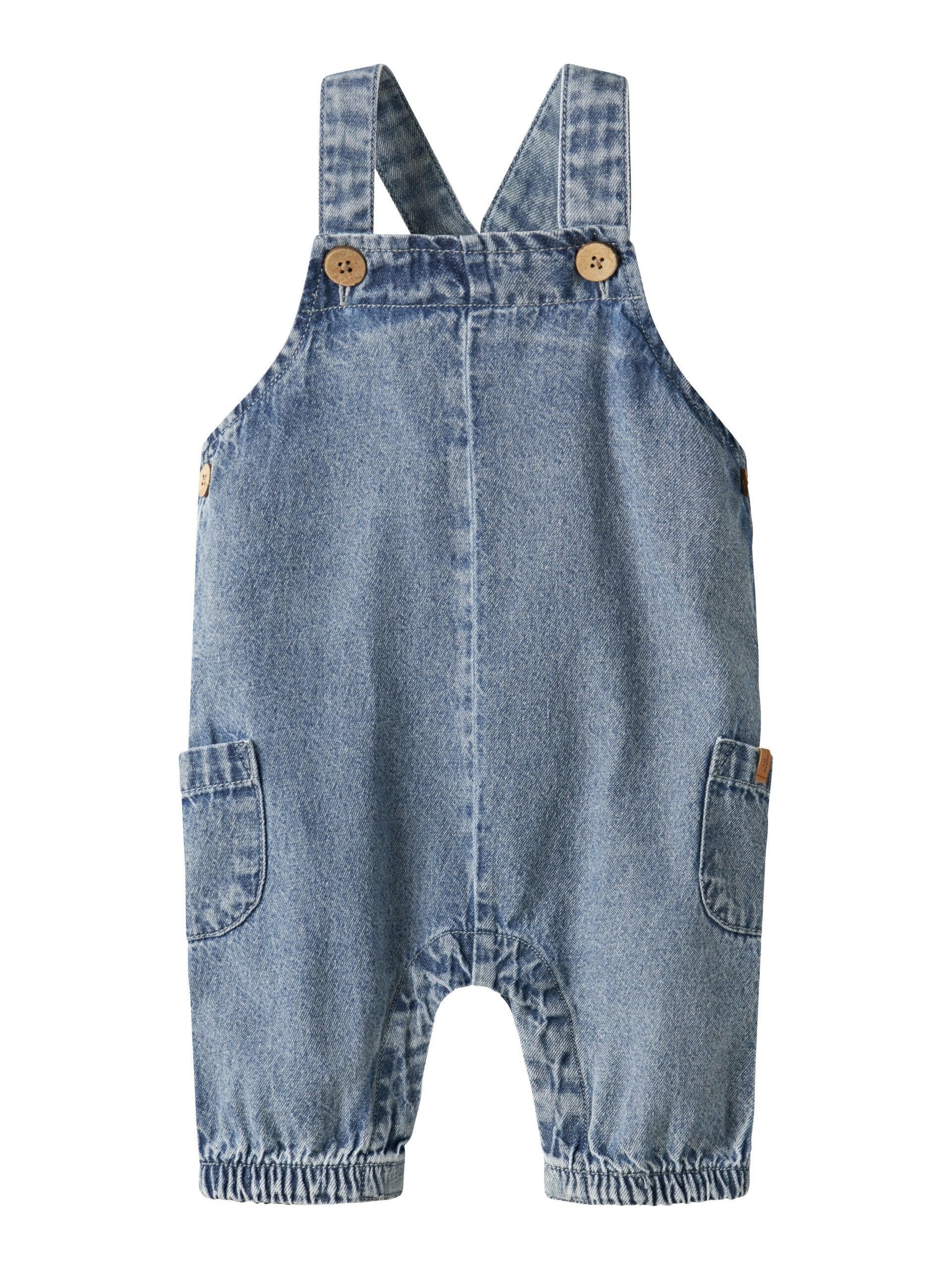 Lil Atelier Taya Loose Denim Overall Medium Blue Denim 56 Cm