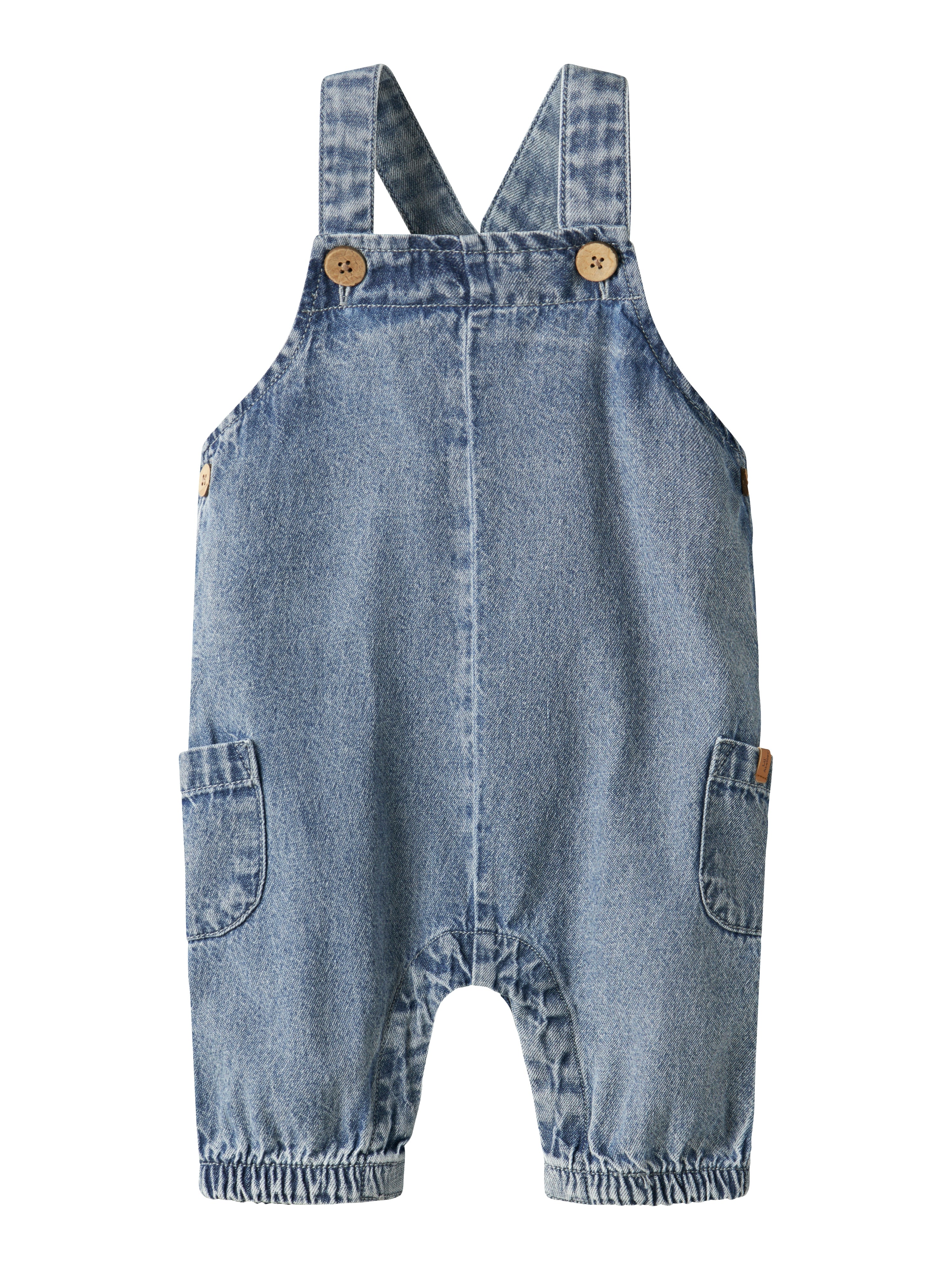 Lil Atelier Taya Loose Denim Overall Medium Blue Denim 56 Cm