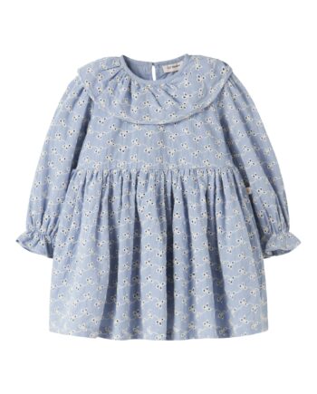Lil Atelier Tessie Loose Dress Zen Blue 92 Cm