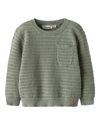 Lil Atelier Thunder Ls Knit Seagrass 92 Cm