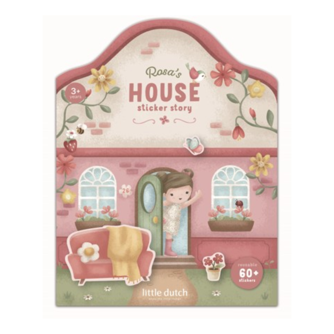 Little Dutch Klistermærkebog Rosa