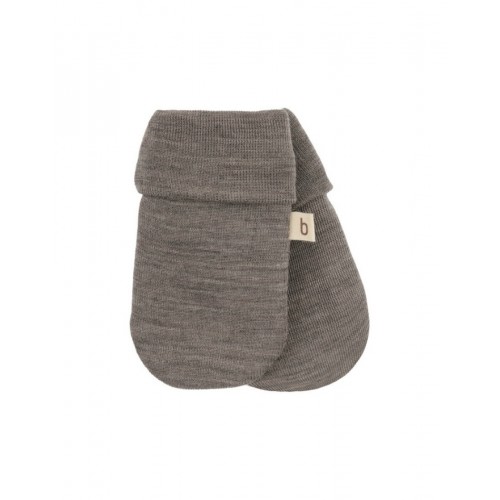 Luffer 100 økologisk Merino Uld Til Baby Og Børn 50 56 Light Brown Melange