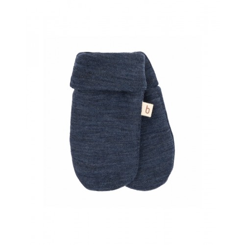 Luffer 100 økologisk Merino Uld Til Baby Og Børn 50 56 Navy Melange
