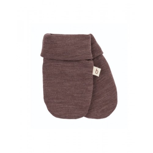 Luffer 100 økologisk Merino Uld Til Baby Og Børn 50 56 Plum Melange