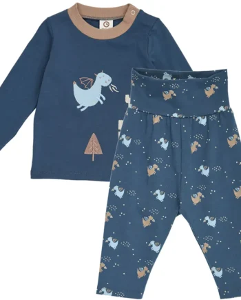 Müsli Storytime Sæt Navy Soft Blue Walnut 74