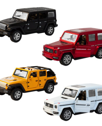 Magni Mercedes Gd  Jeep  Og Explorer Med Pullback Rød