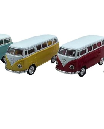 Magni Vw Classic Bus Original Med Pull Back Lyseblå