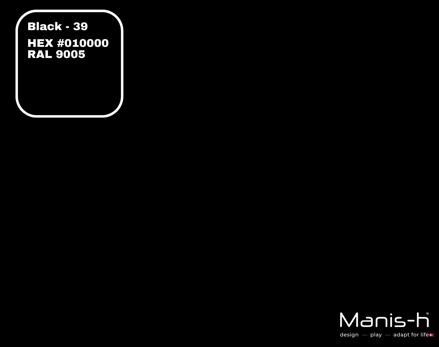 Manis-  Sengehest Classic  Sort   160 Cm