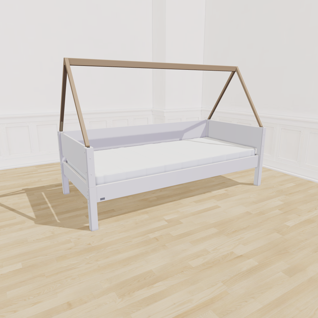 Manish-  Saga Børneseng 90x200 White