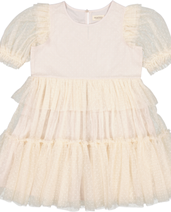 Marmar Doth Tulle Dotty  Dress Vanilla 92 98 Cm    -  år