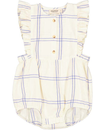 Marmar Roma Frill Body Blue Check 56 Cm