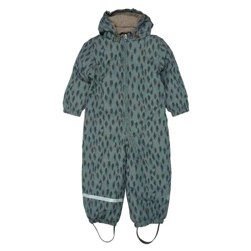 Mikk-line Flyverdragt Mønstret Balsam Green Str  80-116 104