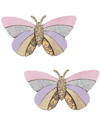 Mimi   Lula   Hårclips Striped Butterfly Bouquet