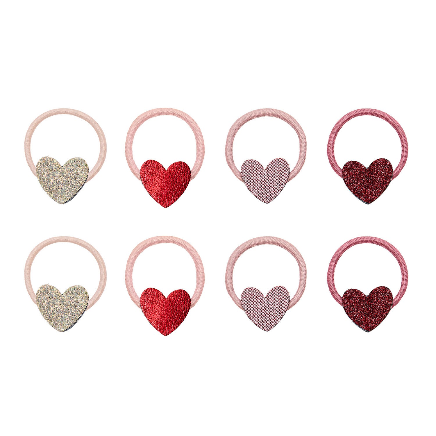 Mimi   Lula   Hårelastikker Mini Heart Valentines