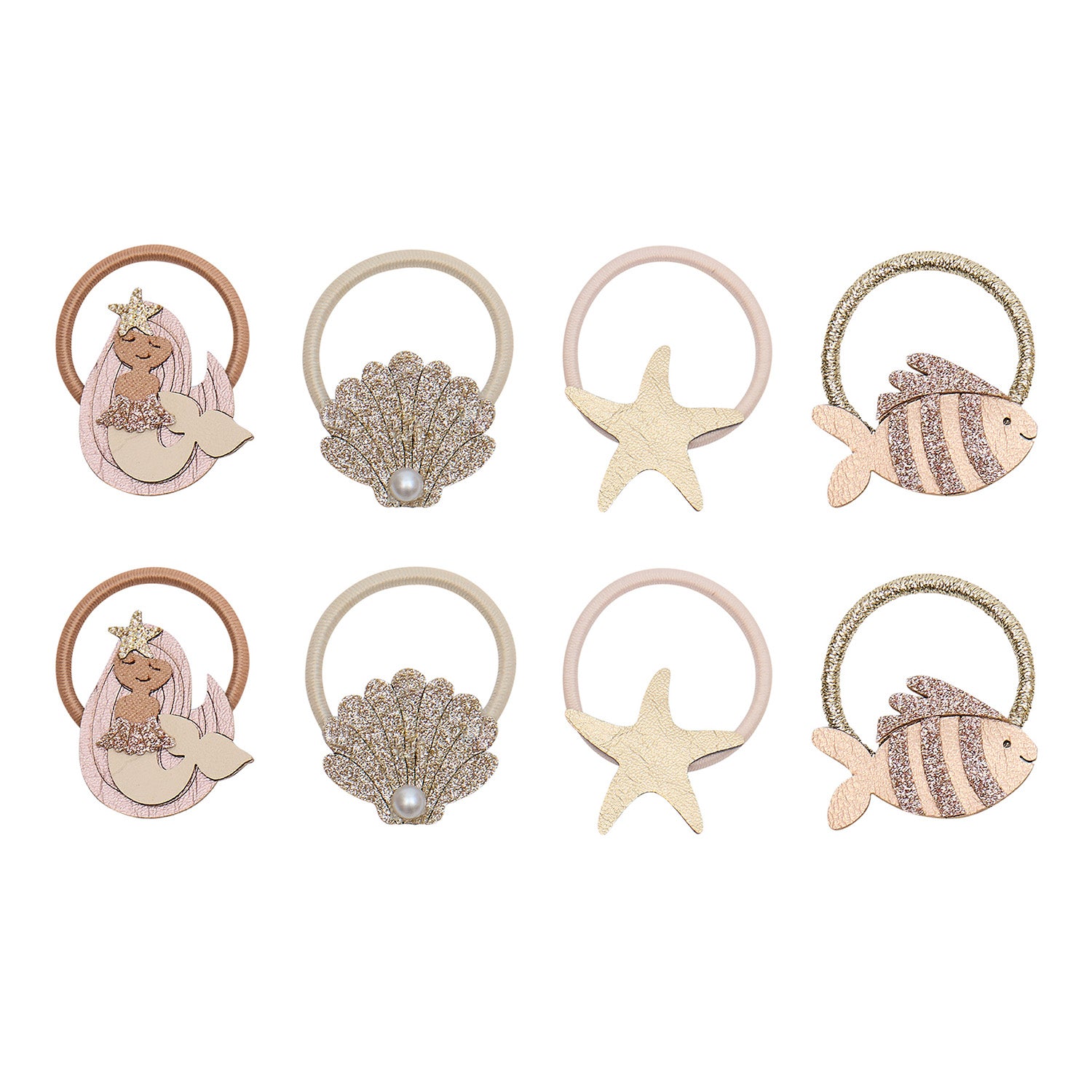 Mimi   Lula   Hårelastikker Mini Mermaid Oceal Pearl