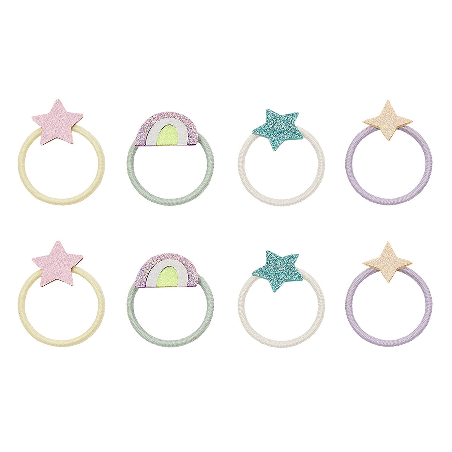 Mimi   Lula   Hårelastikker Mini Rainbow And Star My Little Unicorn