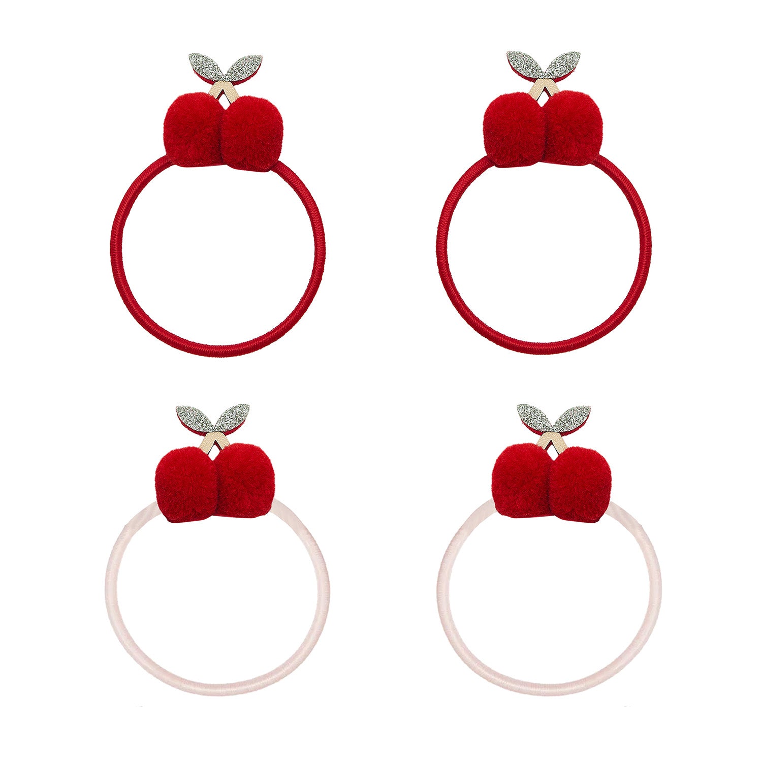 Mimi   Lula   Hårelastikker Pom Pom Cherries Mon Cheri