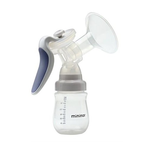 Mininor  Manuel Brystpumpe  Hvid Transparent