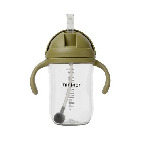 Mininor  Sugerørskop Drypfri  330 Ml  Mosgrøn