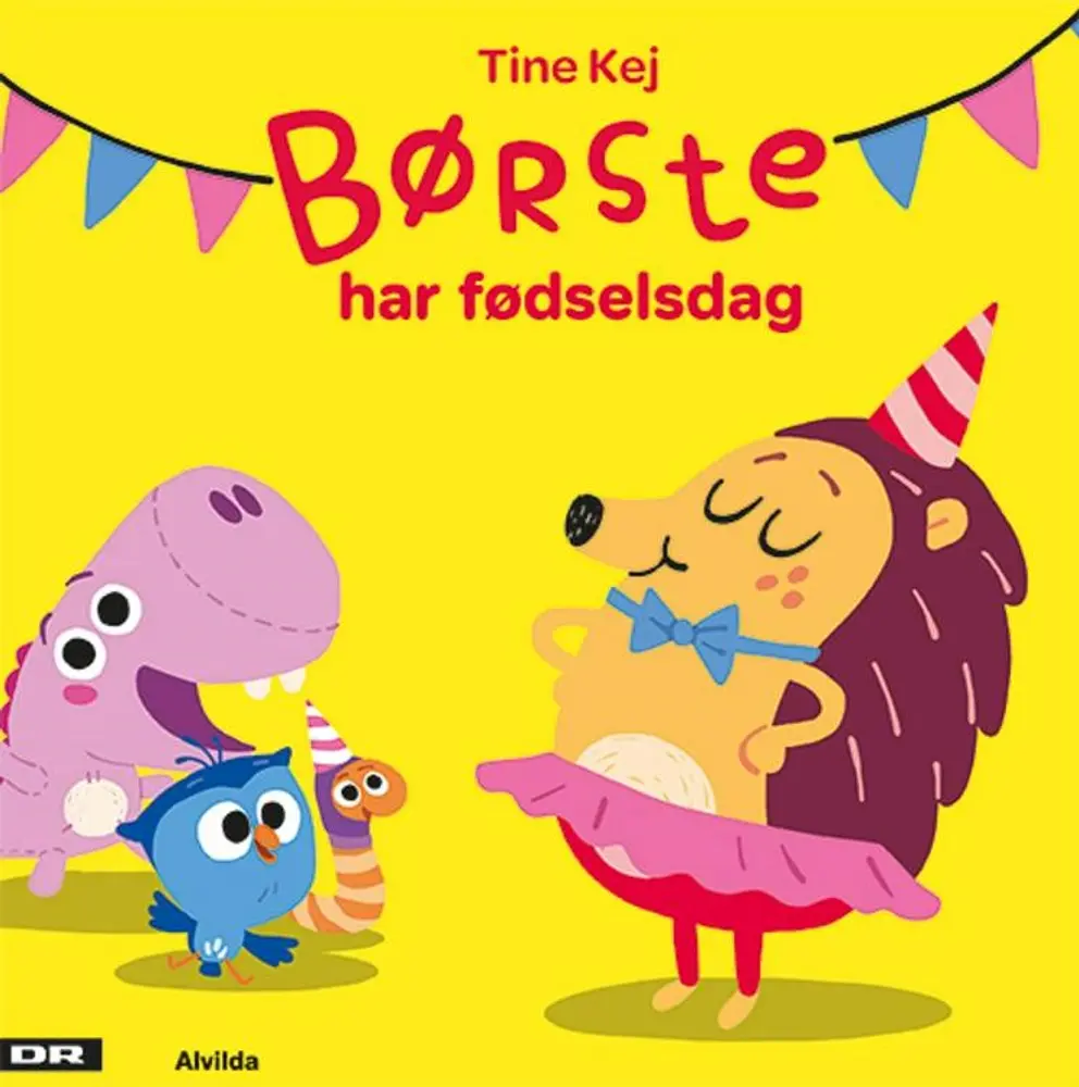 Minisjang Børste Børste Har Fødselsdag