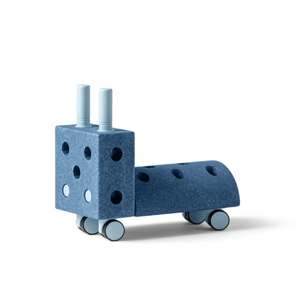 Modu Tiny Ride Lille Gåbil Deep Blue   Sky Blue
