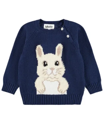 Molo Bless Striktrøje Bunny Infinity 92