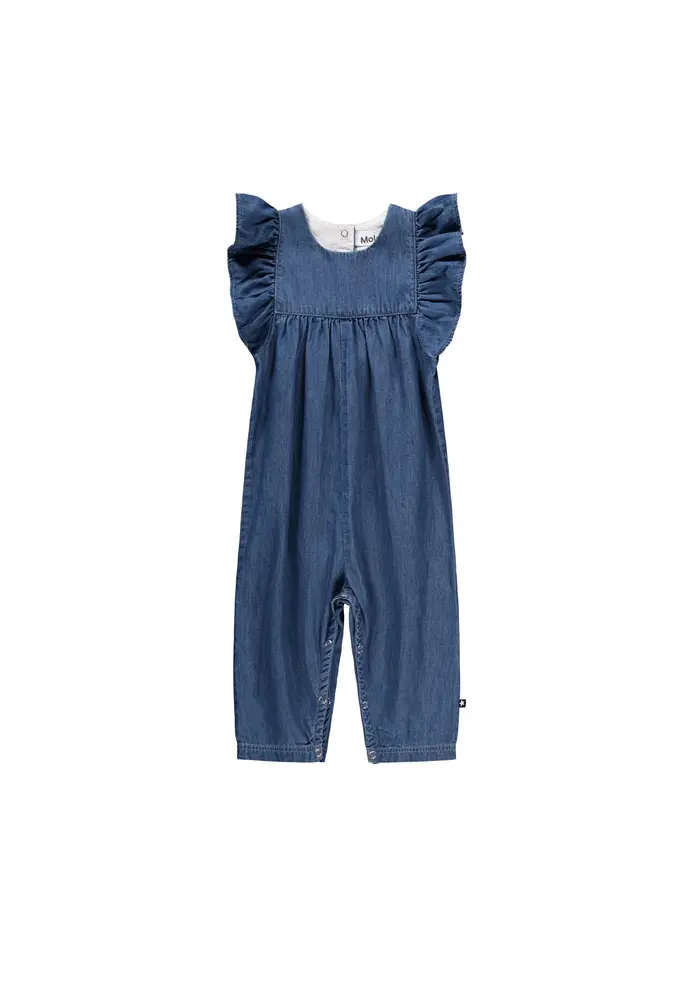 Molo Fifi Buksedragt Mid Blue Wash 80