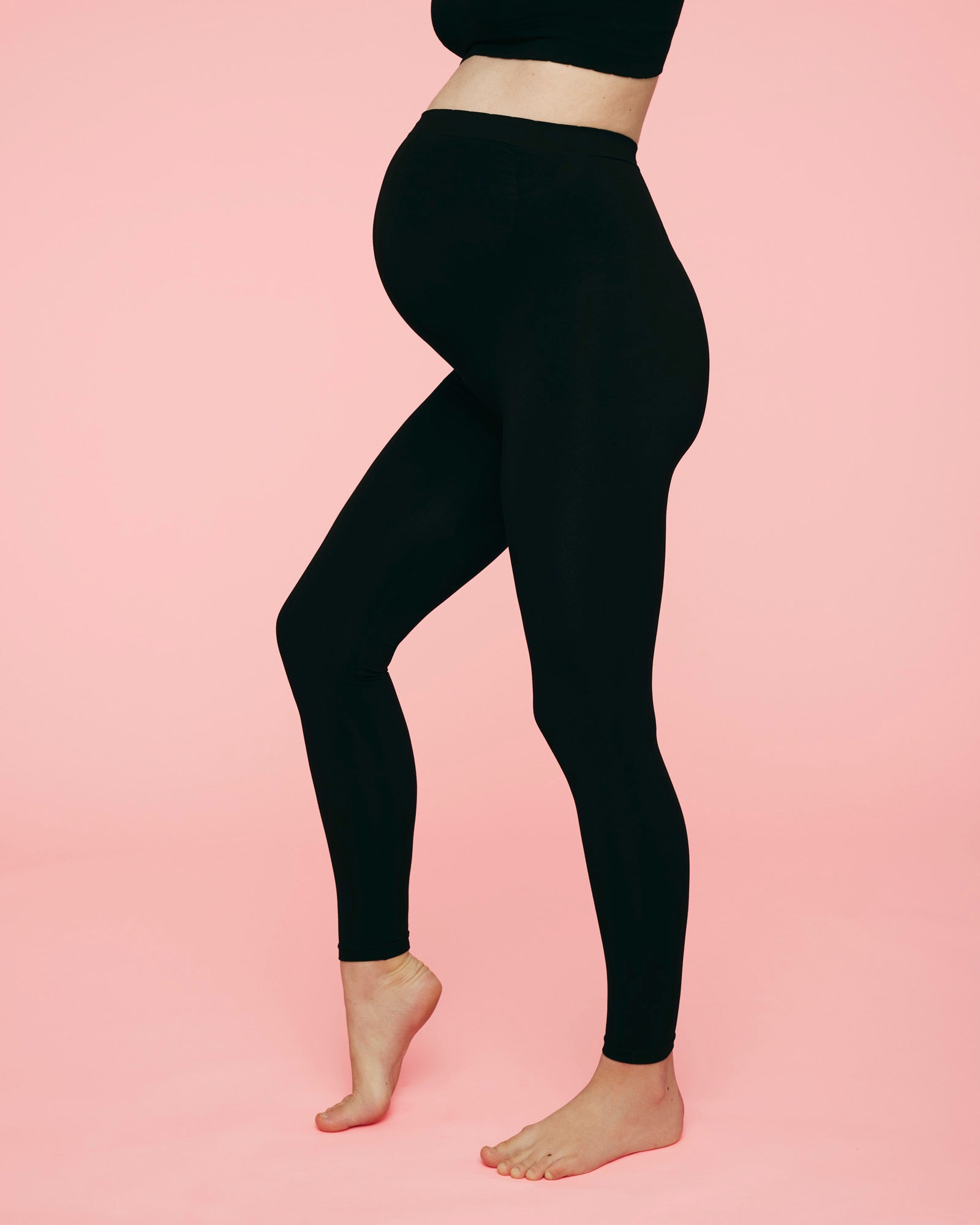 Momkind Gravid Leggings    Støttefunktion Sort