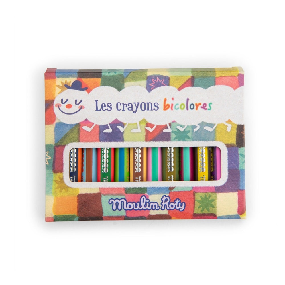 Moulin Roty Farveblyanter Tofarvede 12 Stk