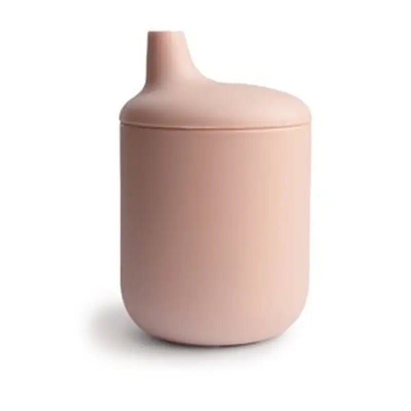Mushie Silikone Sippy Kop Blush