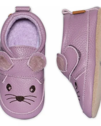 Musse Læder Slippers Heather Mauve 26 27