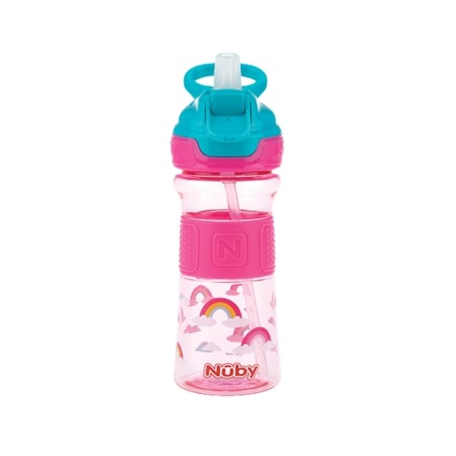 Nüby  Drikkedunk Med Sugerør  12  Mdr  Pink