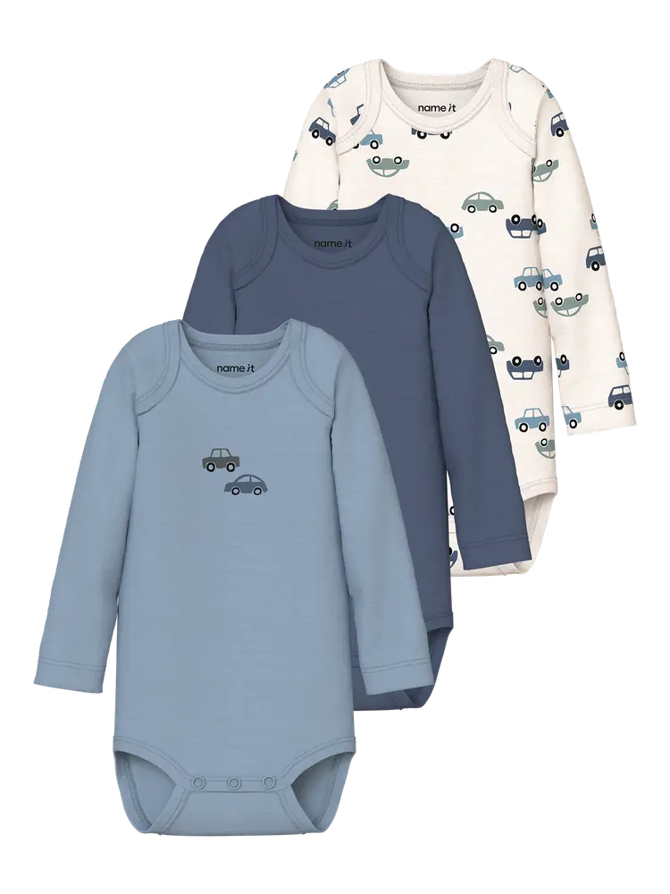Name It Biler Langærmet Body -pak Jet Stream 50