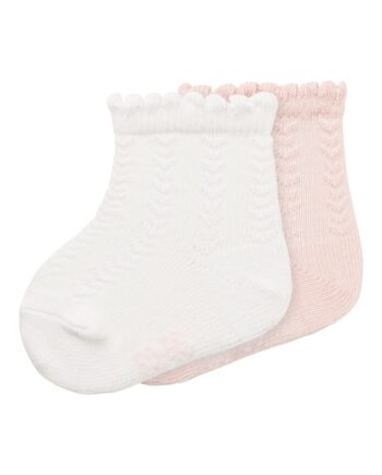Name It Ditta   Pack Strømper Bright White Ballerina 50 56 Cm