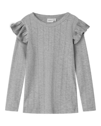 Name It Julia Slim Top Noos Grey Melange 92 Cm