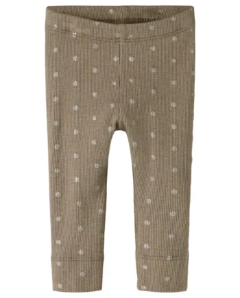 Name It Lona Leggings Taupe Gray 68