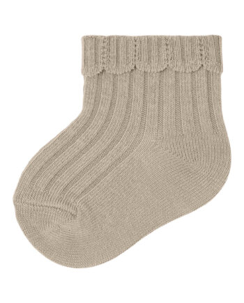 Name It Nobine Strømpe Med Blondekant Oxford Tan 50 56